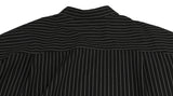 アジョバイアジョ（AJOBYAJO) Stripe Tri Pocket Seersucker Shirt [Black]