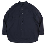 アジョバイアジョ（AJOBYAJO) Plain Seersucker Shirt [Navy]