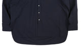 アジョバイアジョ（AJOBYAJO) Plain Seersucker Shirt [Navy]