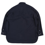 アジョバイアジョ（AJOBYAJO) Plain Seersucker Shirt [Navy]