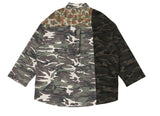 アジョバイアジョ（AJOBYAJO) Tri Camo Cargo Shirt [Camel]