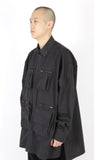 アジョバイアジョ（AJOBYAJO) Oversized Fisherman Shirt [Charcoal]