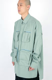 アジョバイアジョ（AJOBYAJO) Oversized Fisherman Shirt [Mint]