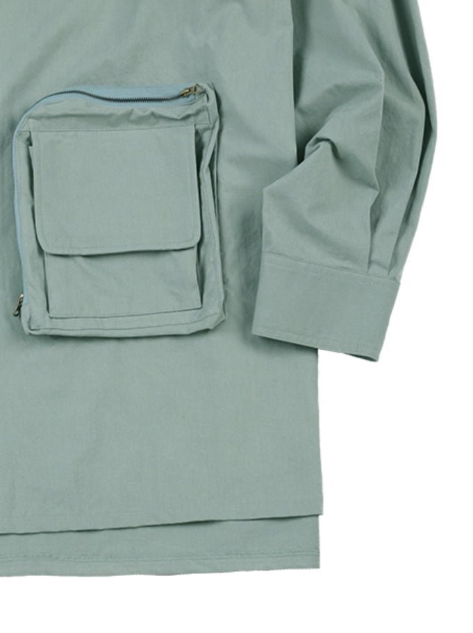 アジョバイアジョ（AJOBYAJO) Oversized Fisherman Shirt [Mint]