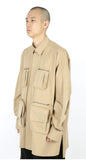 アジョバイアジョ（AJOBYAJO) Oversized Fisherman Shirt [Beige]