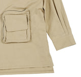 アジョバイアジョ（AJOBYAJO) Oversized Fisherman Shirt [Beige]