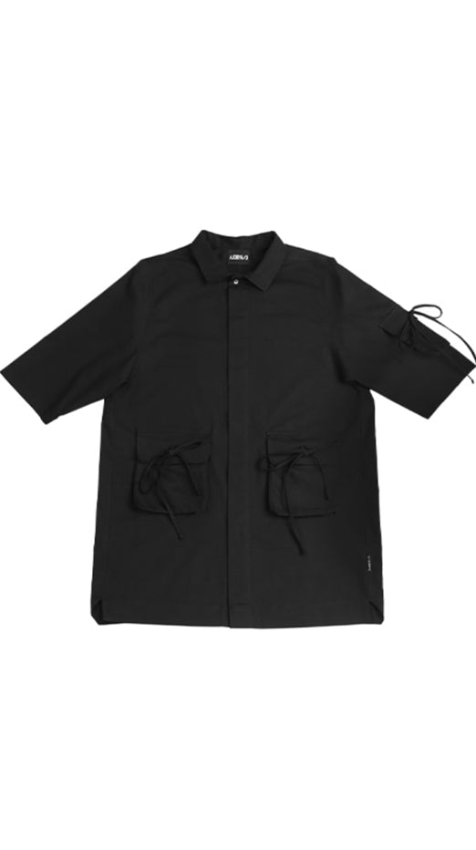 アジョバイアジョ（AJOBYAJO) Tri Pockets Shirt [Black]