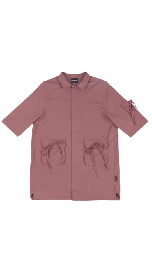 アジョバイアジョ（AJOBYAJO) Tri Pockets Shirt [Indian Red]