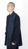 アジョバイアジョ（AJOBYAJO) Mixed Corduroy Oversized Shirt [Navy]