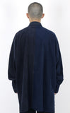 アジョバイアジョ（AJOBYAJO) Mixed Corduroy Oversized Shirt [Navy]