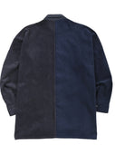 アジョバイアジョ（AJOBYAJO) Mixed Corduroy Oversized Shirt [Navy]