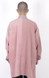 アジョバイアジョ（AJOBYAJO) Mixed Corduroy Oversized Shirt [Pink]