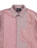 アジョバイアジョ（AJOBYAJO) Mixed Corduroy Oversized Shirt [Pink]