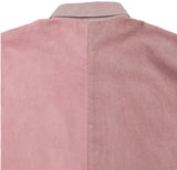 アジョバイアジョ（AJOBYAJO) Mixed Corduroy Oversized Shirt [Pink]