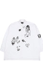 アジョバイアジョ（AJOBYAJO) Oversized Itaewon Story Shirt [White]