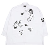 アジョバイアジョ（AJOBYAJO) Oversized Itaewon Story Shirt [White]