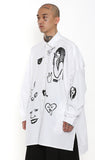 アジョバイアジョ（AJOBYAJO) Oversized Itaewon Story Shirt [White]