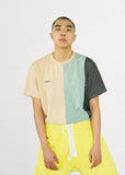 アジョバイアジョ（AJOBYAJO) Stripe T-Shirt (Yellow/Green/Black)