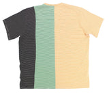 アジョバイアジョ（AJOBYAJO) Stripe T-Shirt (Yellow/Green/Black)