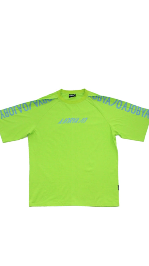 アジョバイアジョ（AJOBYAJO) Folding Raglan T-Shirt (Yellow Green)