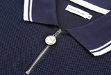 アジョバイアジョ（AJOBYAJO) Collared Crop Zip Up [Navy]