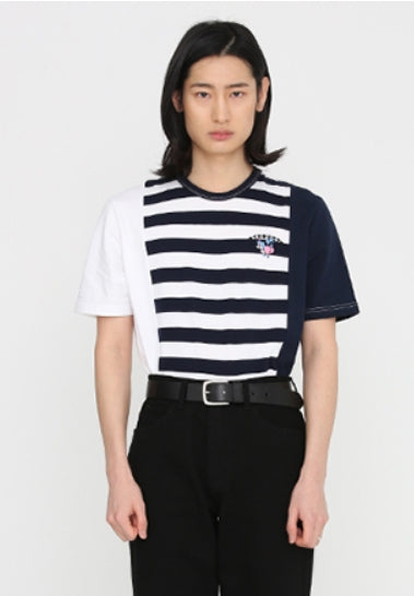 アジョバイアジョ（AJOBYAJO) Tri Mixed T-Shirt [Blue]