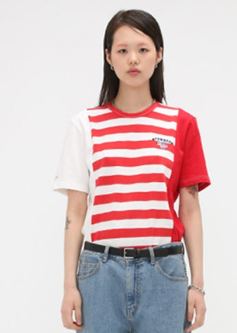 アジョバイアジョ（AJOBYAJO) Tri Mixed T-Shirt [Red]