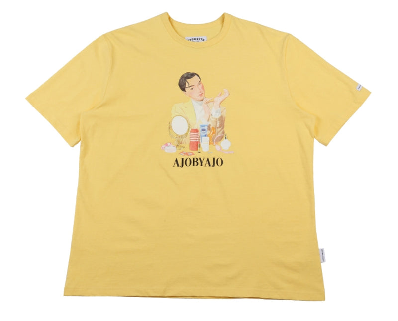 アジョバイアジョ（AJOBYAJO) Cosmetic Man T-Shirt [Yellow]