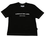 アジョバイアジョ（AJOBYAJO) Logo Stich T-Shirt [Black]