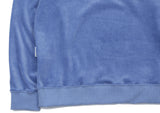 アジョバイアジョ（AJOBYAJO) CH Logo Velour Half Zip-Up [Sky Blue]