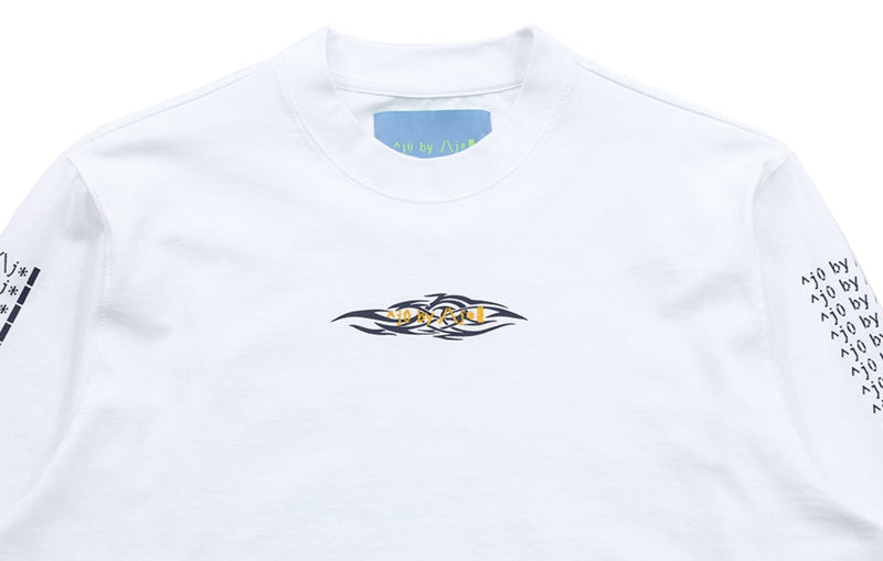 アジョバイアジョ（AJOBYAJO) Tribal Long Sleeve T-Shirt [White]