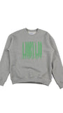 アジョバイアジョ（AJOBYAJO) Retro Logo Sweat Shirt [Grey]