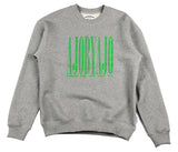 アジョバイアジョ（AJOBYAJO) Retro Logo Sweat Shirt [Grey]