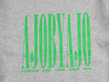 アジョバイアジョ（AJOBYAJO) Retro Logo Sweat Shirt [Grey]