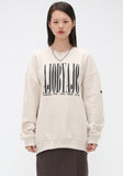 アジョバイアジョ（AJOBYAJO) Retro Logo Sweat Shirt [Beige]