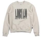 アジョバイアジョ（AJOBYAJO) Retro Logo Sweat Shirt [Beige]