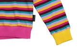 アジョバイアジョ（AJOBYAJO) Rainbow Stripe Sweat Shirt [Pink]