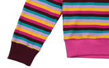 アジョバイアジョ（AJOBYAJO) Rainbow Stripe Sweat Shirt [Pink]