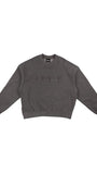 アジョバイアジョ（AJOBYAJO)  Oversized Slit Sweat Shirt [Grey]