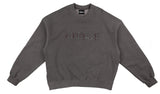 アジョバイアジョ（AJOBYAJO)  Oversized Slit Sweat Shirt [Grey]