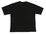 アジョバイアジョ（AJOBYAJO)  Oversized Twofold Knitted T-Shirt [Black]