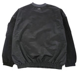 アジョバイアジョ（AJOBYAJO) Oversized Bomber Nylon Sweatshirt [Charcoal]