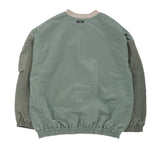 アジョバイアジョ（AJOBYAJO) Oversized Bomber Nylon Sweatshirt [Mint]