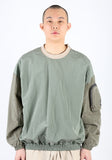 アジョバイアジョ（AJOBYAJO) Oversized Bomber Nylon Sweatshirt [Mint]