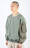 アジョバイアジョ（AJOBYAJO) Oversized Bomber Nylon Sweatshirt [Mint]