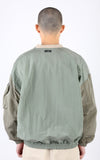 アジョバイアジョ（AJOBYAJO) Oversized Bomber Nylon Sweatshirt [Mint]