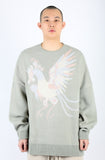 アジョバイアジョ（AJOBYAJO) Phoenix Oversized Knit Sweater [Mint]