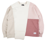 アジョバイアジョ（AJOBYAJO) Oversized Mixed Sweatshirt [Pink]