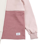 アジョバイアジョ（AJOBYAJO) Oversized Mixed Sweatshirt [Pink]