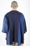 アジョバイアジョ（AJOBYAJO)  Oversized Mixed T-Shirt [Navy]